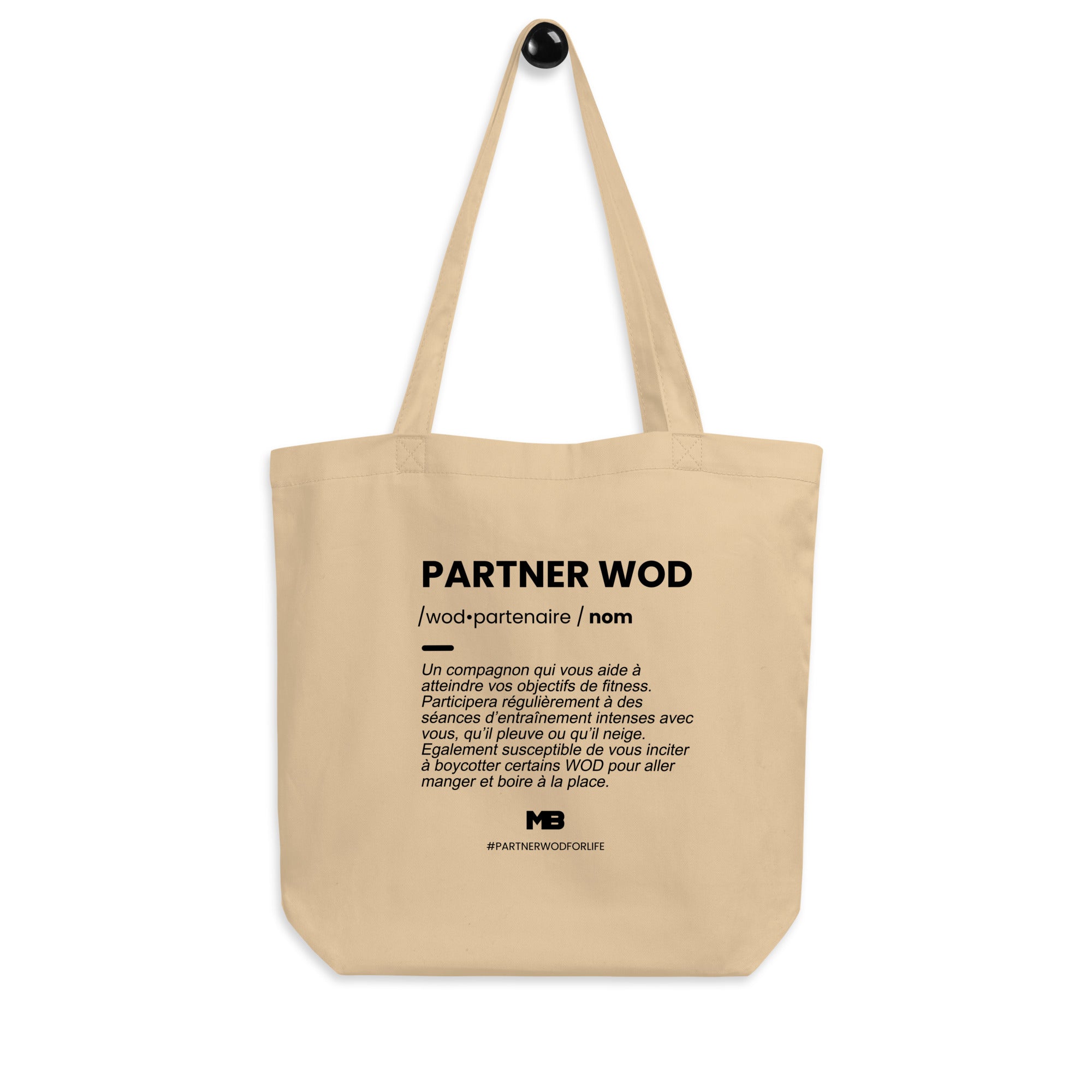 tote bag partner wod beige
