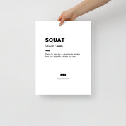 affiche squat