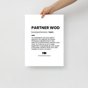 affiche partner wod crossfit