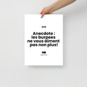 les burpees ne vous aiment pas non plus affiche