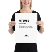 Affiche Fiteuse