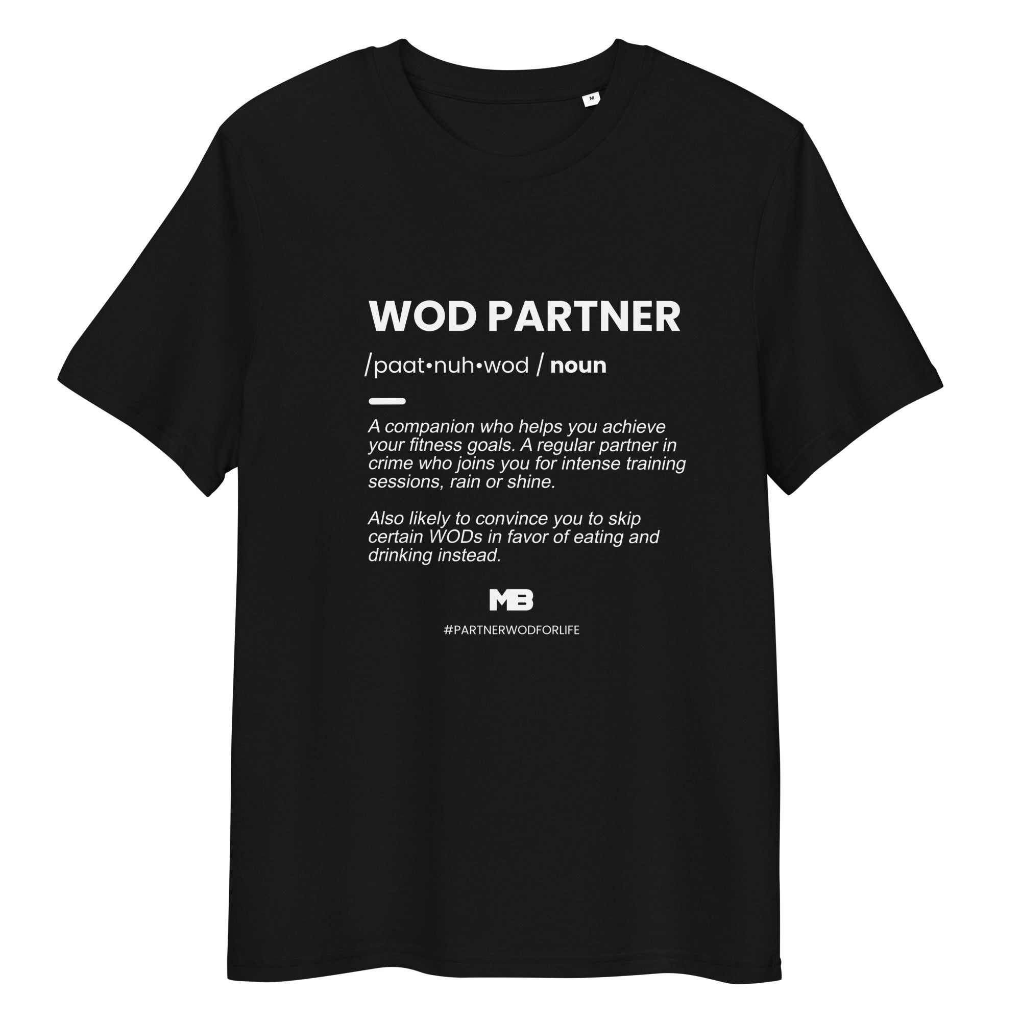 wod partner t shirt black