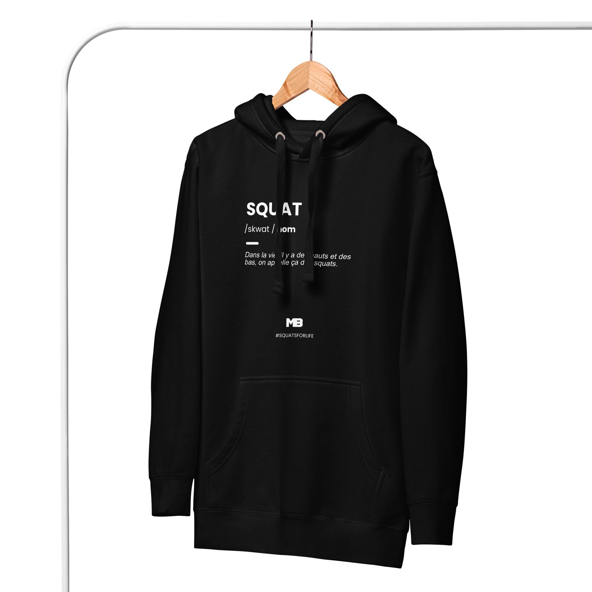 Sweat à Capuche Unisexe Squat