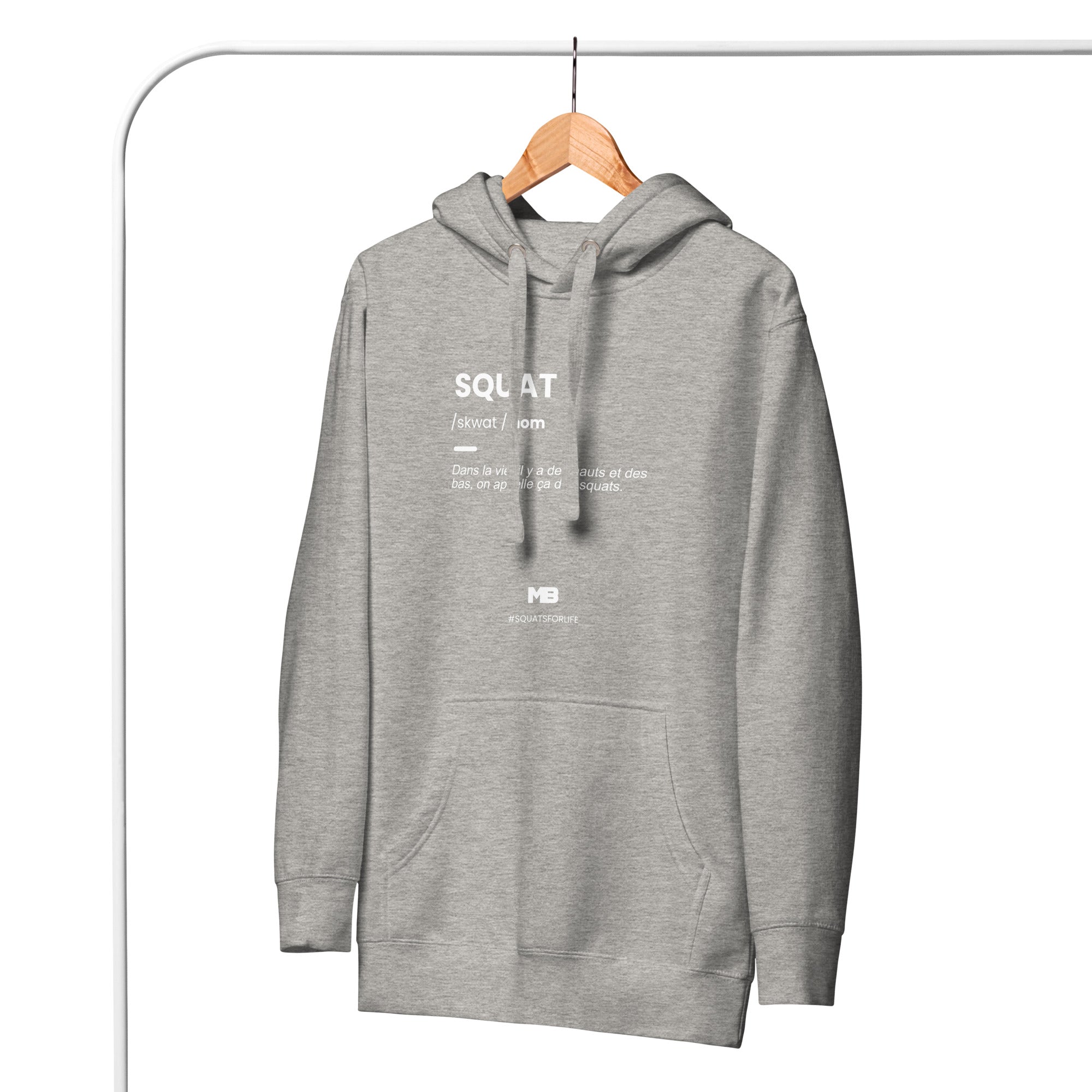 Sweat à Capuche Unisexe Squat