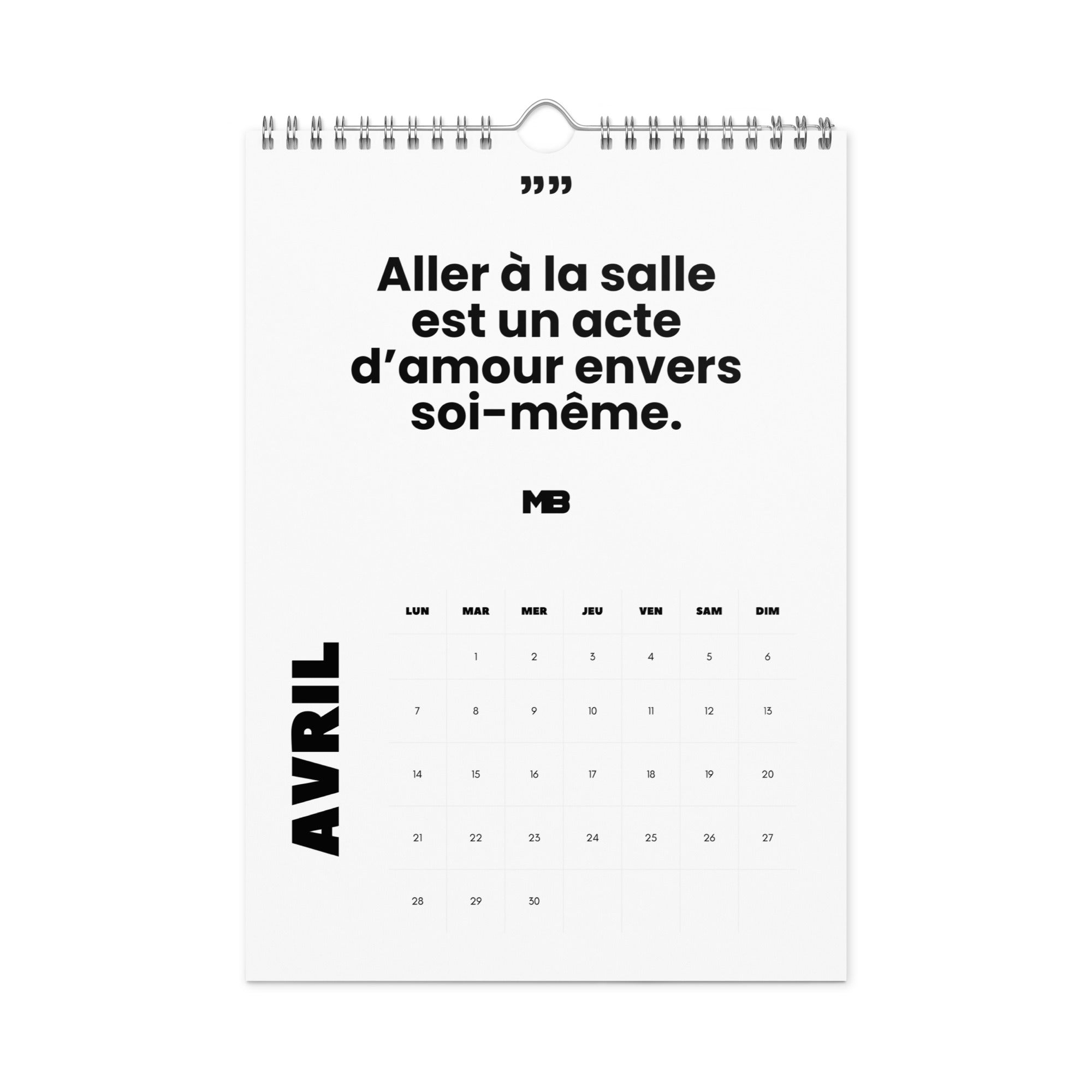 Calendrier mural MB 2025