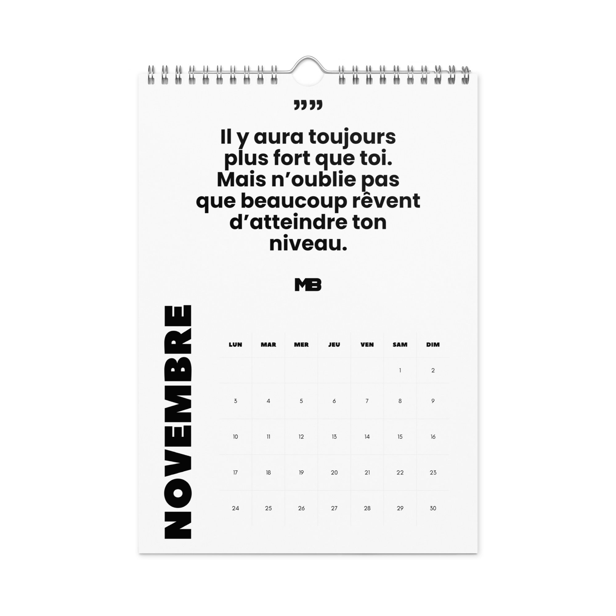 Calendrier mural MB 2025