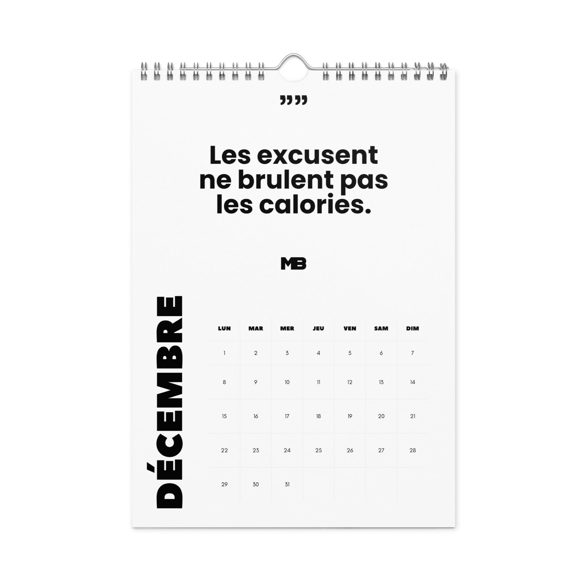 Calendrier mural MB 2025