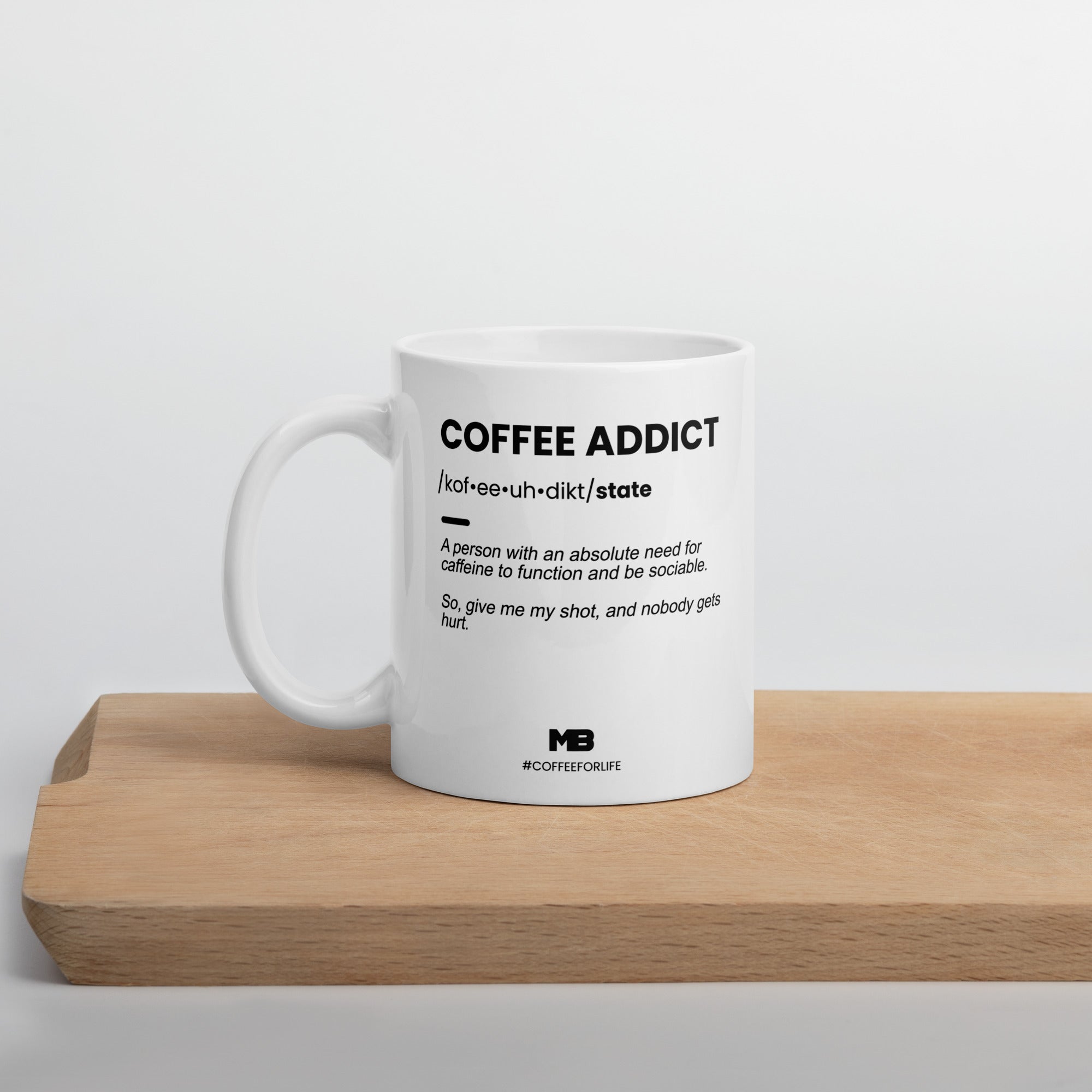 coffee addict mug