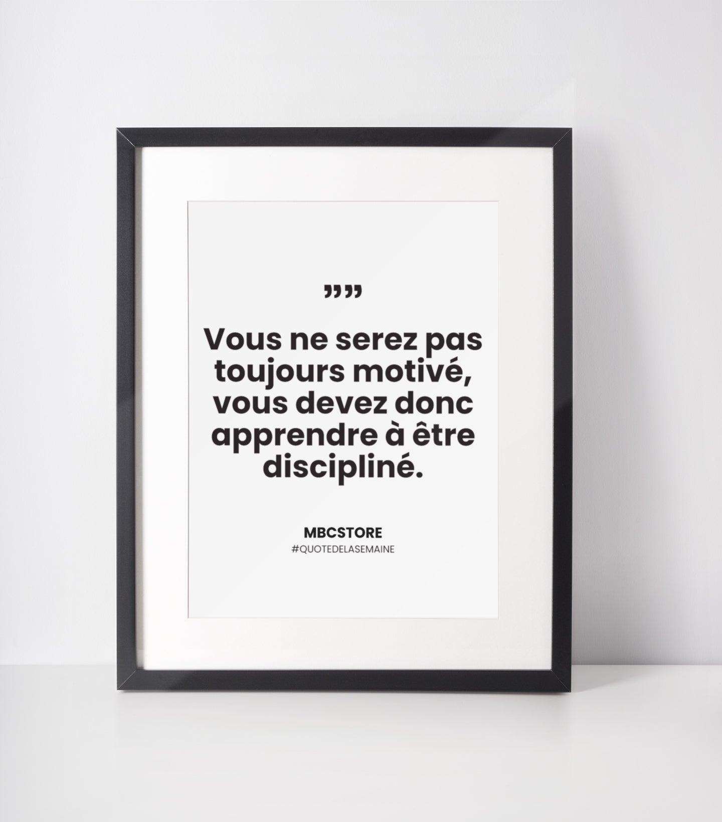 Affiche Discipline