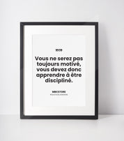 Affiche Discipline