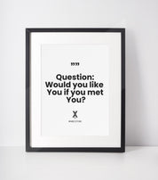 would like you if you met you poster