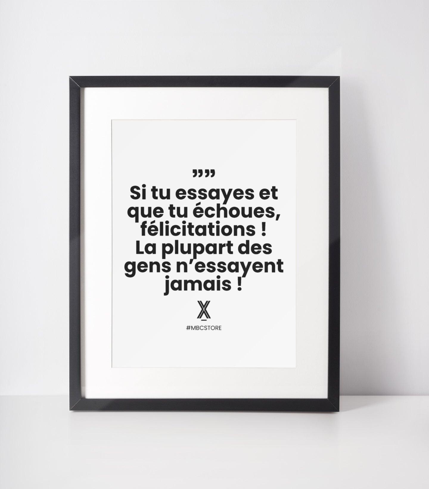 Affiche Felicitations pour ta détermination - Miniature 3