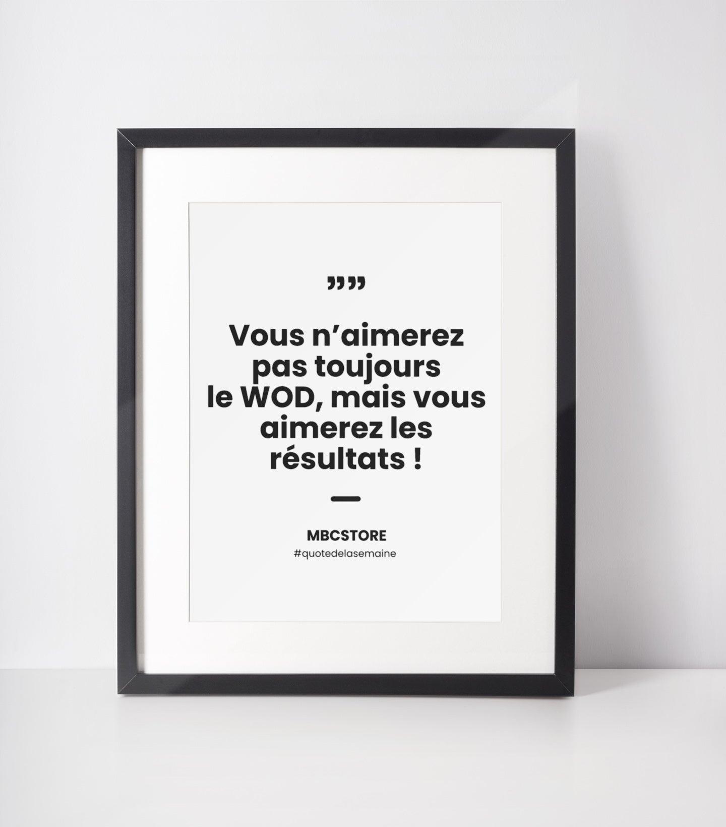 Affiche WOD