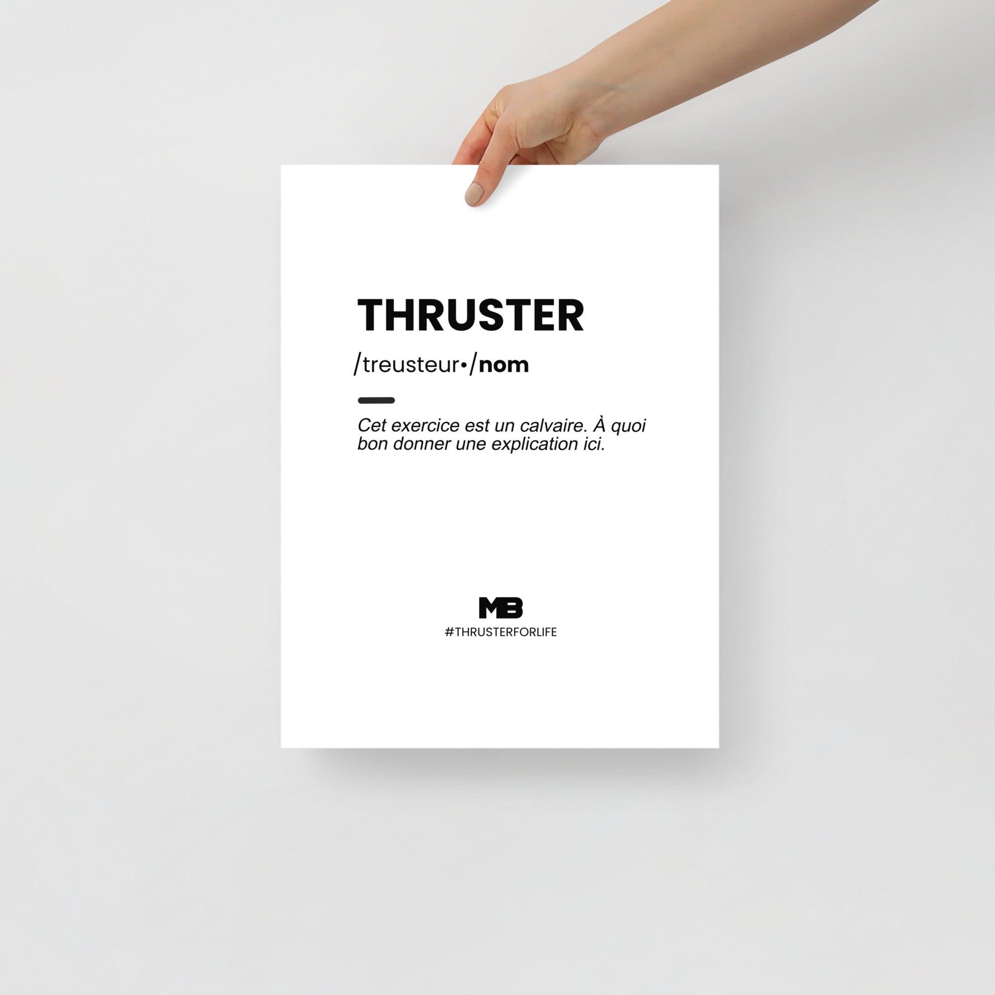 Affiche Thruster