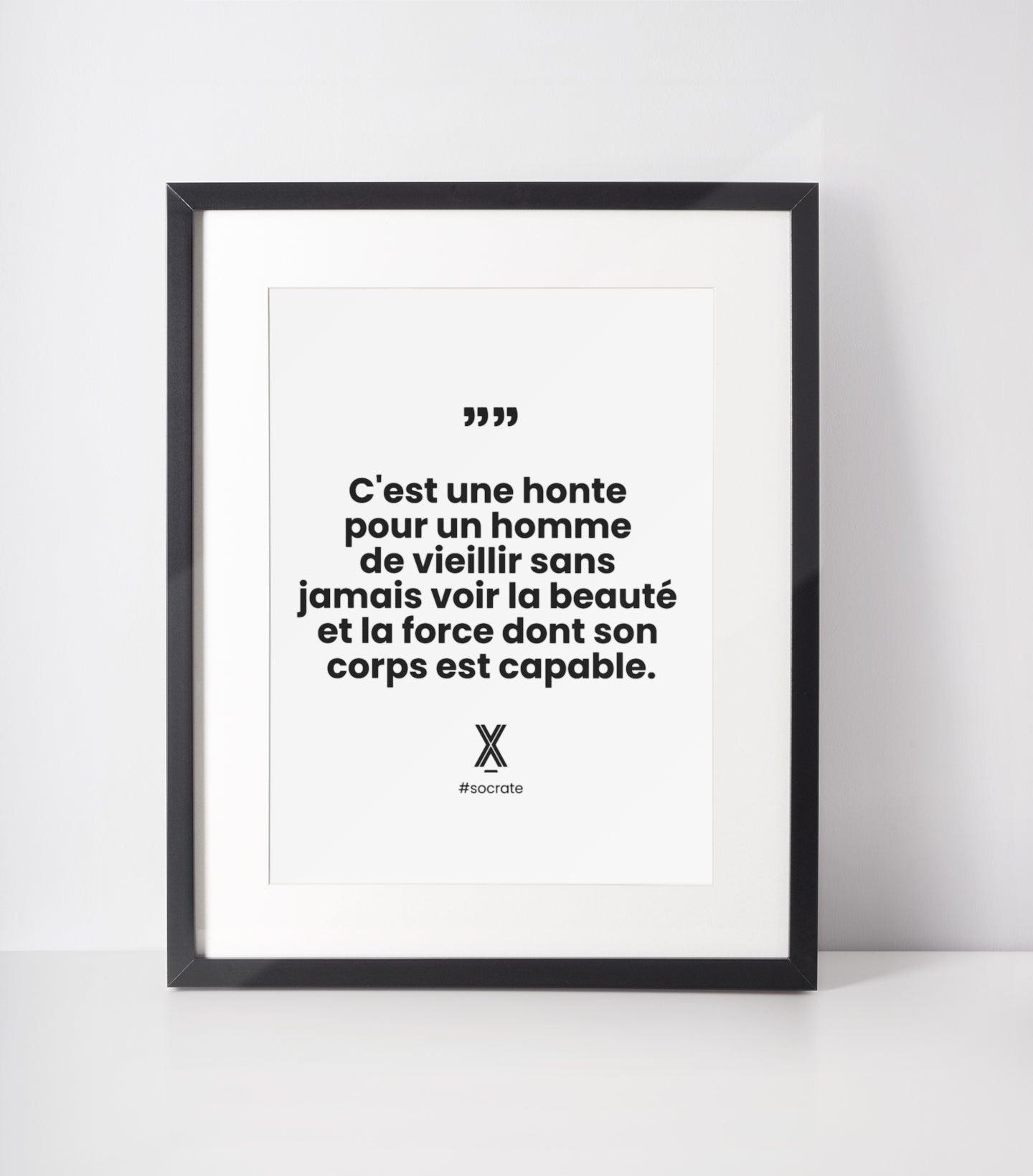 Affiche Socrate Vieillesse