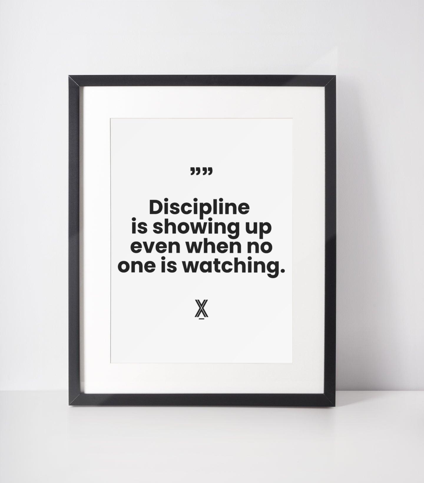 Affiche La Discipline c'est quand tu reviens - Miniature 2
