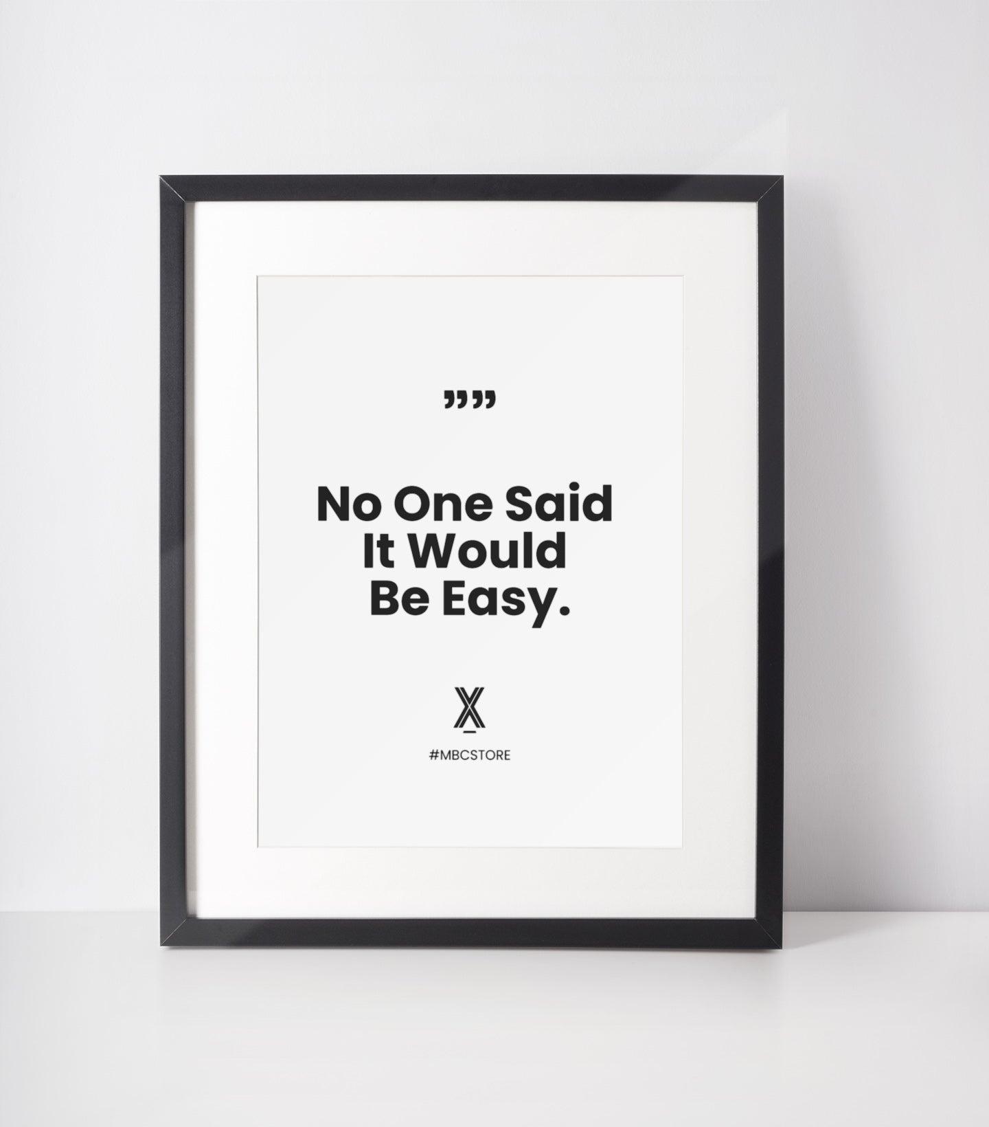 Affiche Qui a dit que ce serait facile - Miniature 2