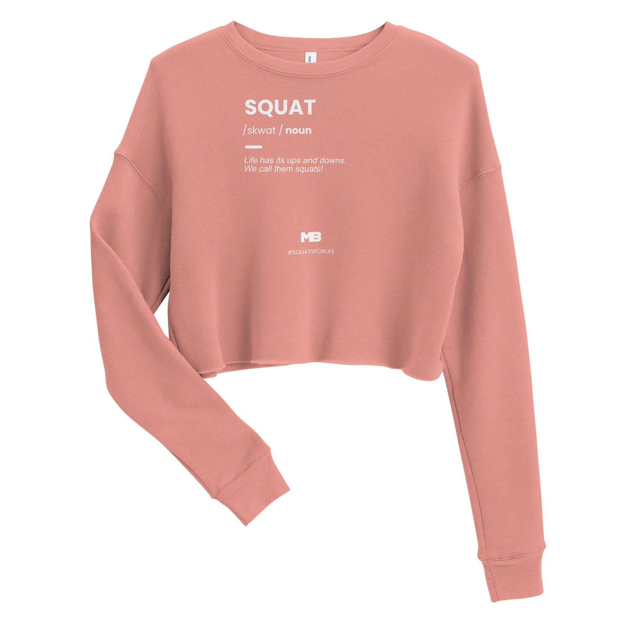 Sweat-Shirt Crop-Top Squat - Miniature 5