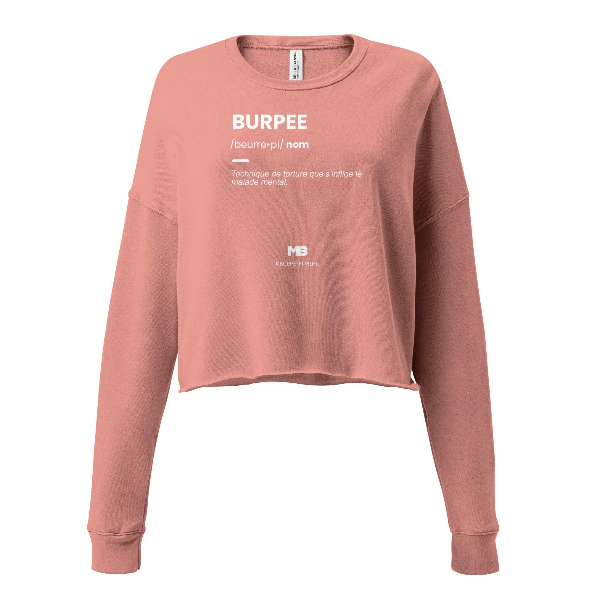 Sweat-Shirt Crop-Top Burpee
