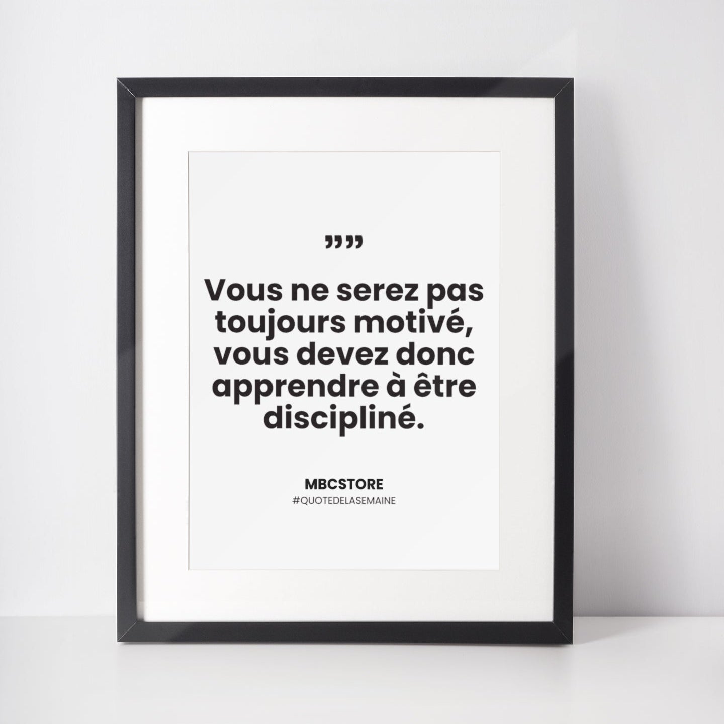 collection posters discipline et perseverance