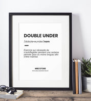 affiche double unders