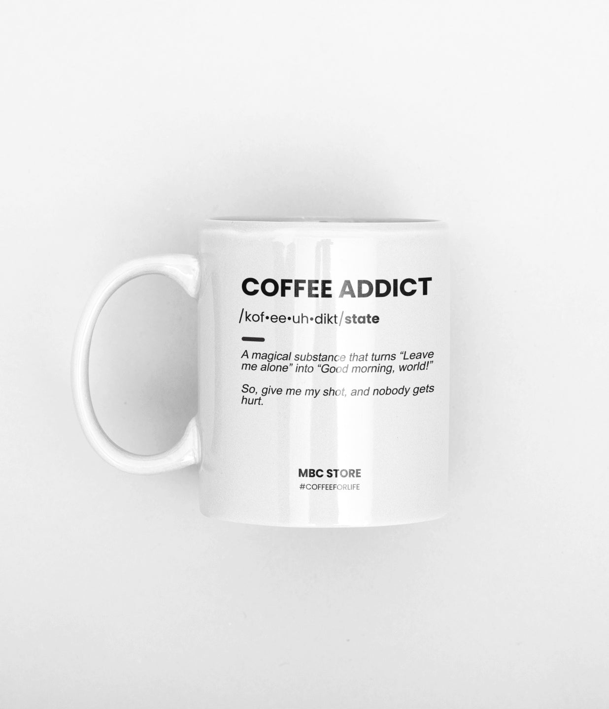 coffee addict mug