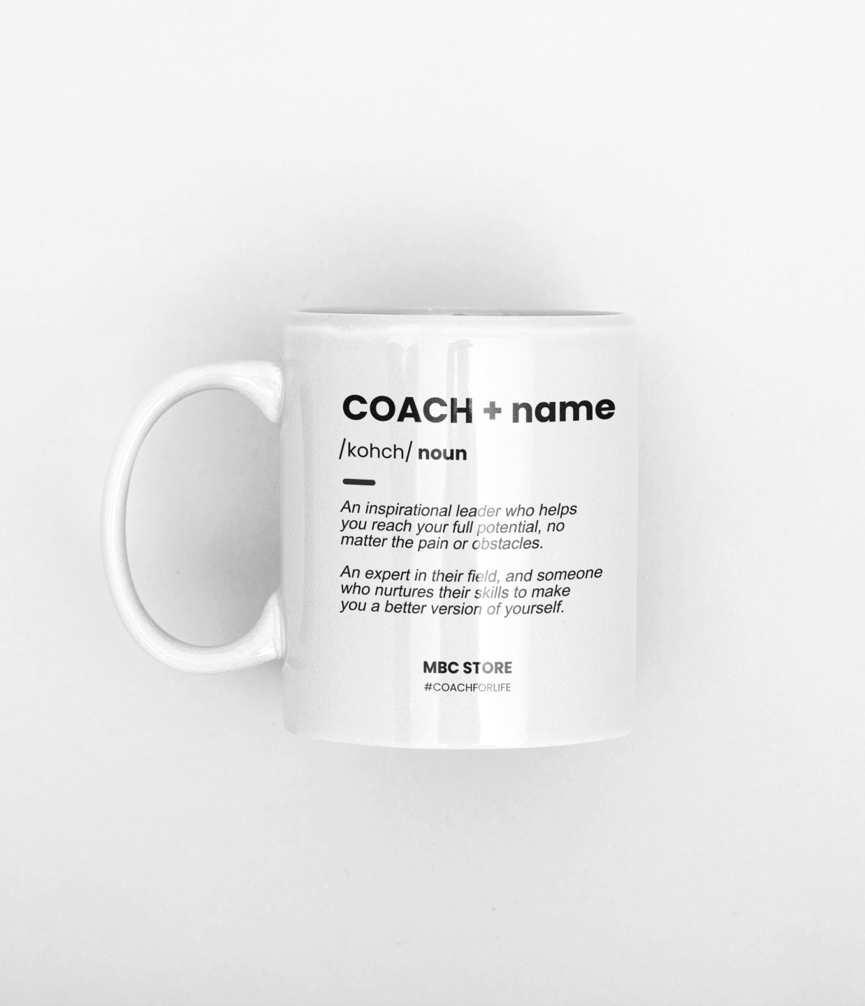 personalised coach mug