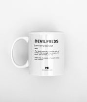 devil press mug