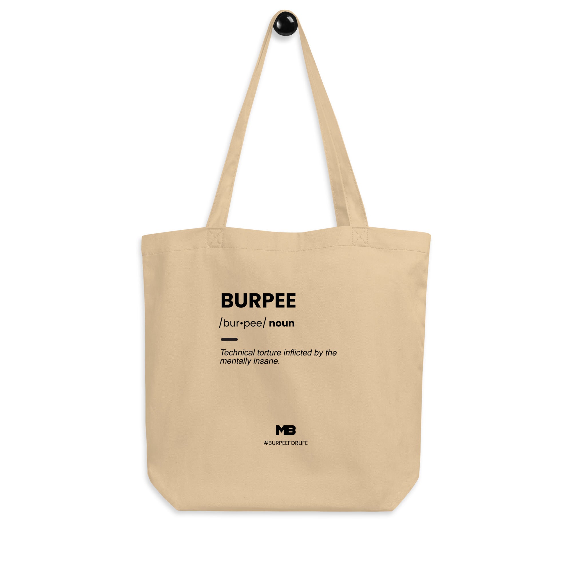 burpee tote bag