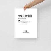 wall walk affiche