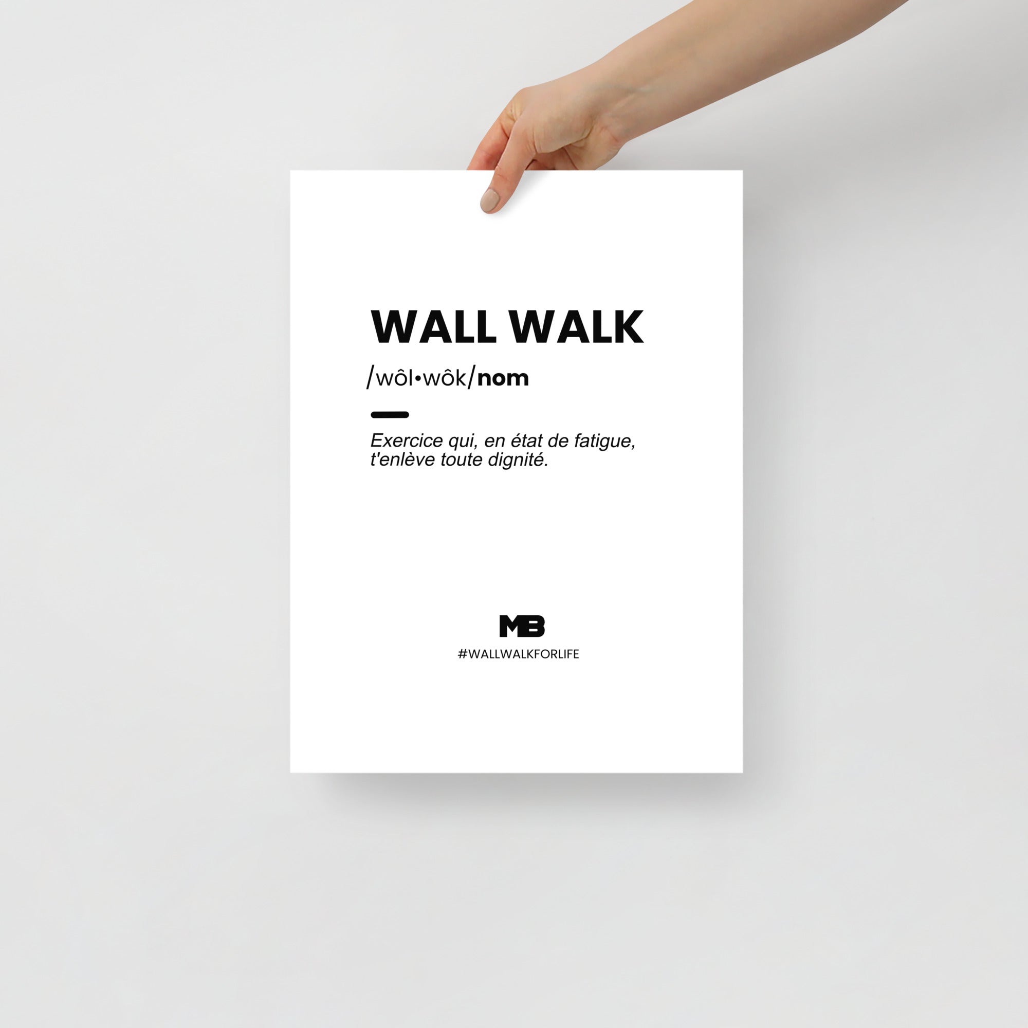 wall walk affiche