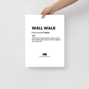 wall walk poster