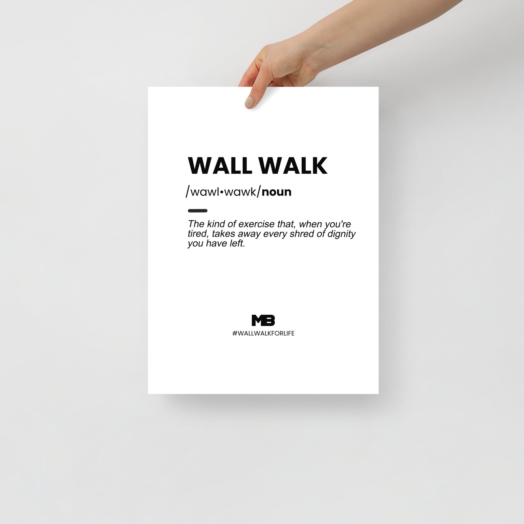 wall walk poster