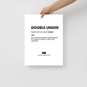 double unders poster