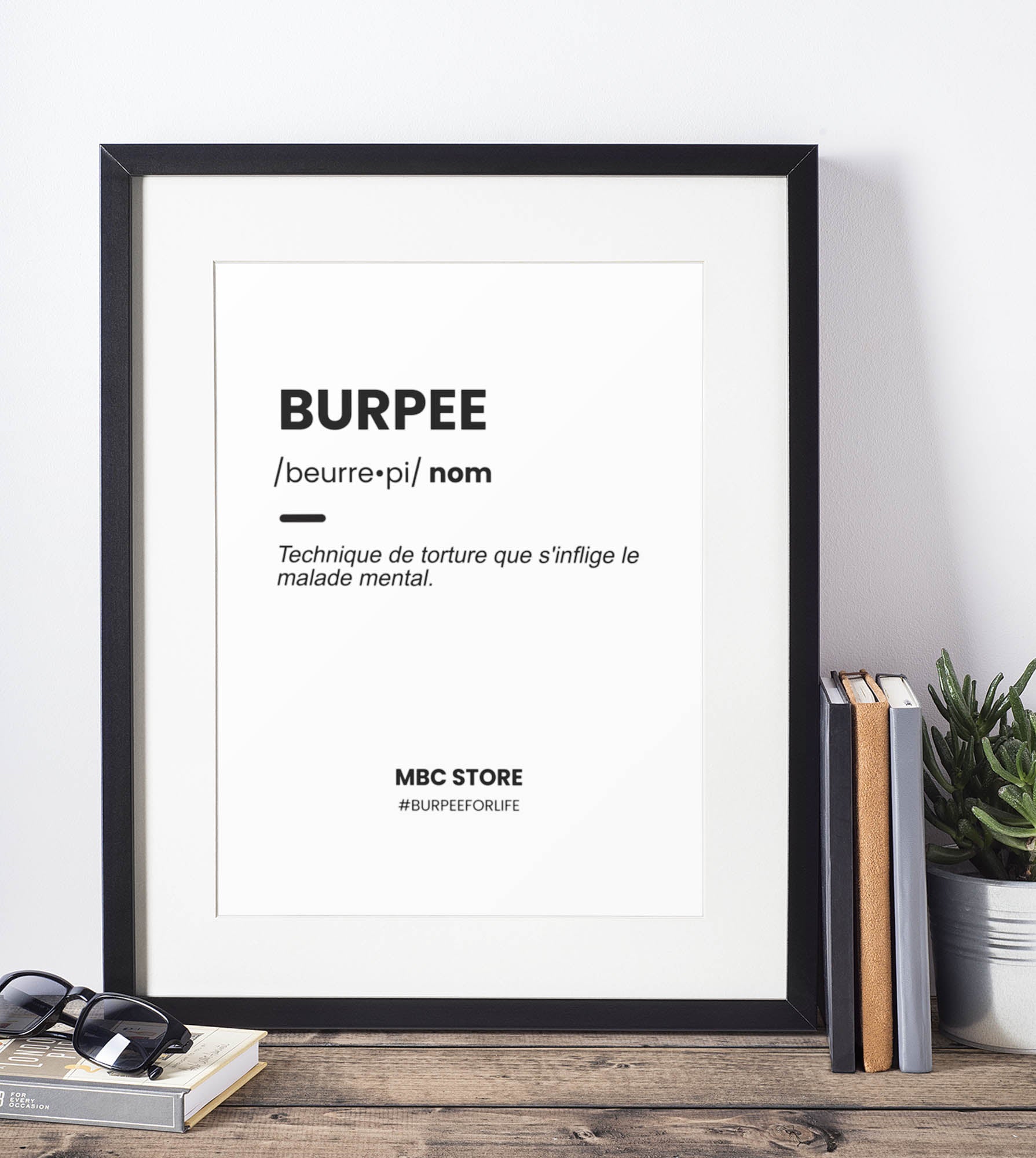 affiche burpee crossfit