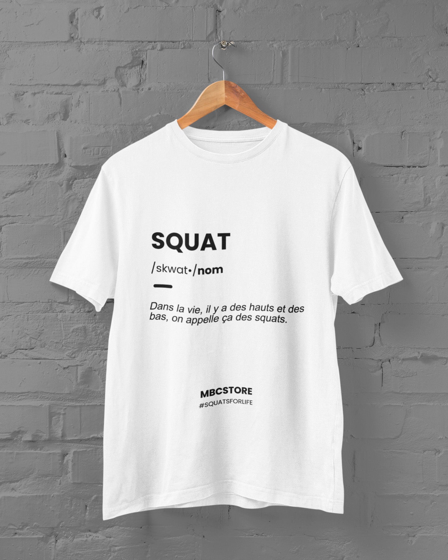  t shirt squat