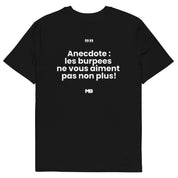 t shirt les burpees ne vous aiment pas non plus