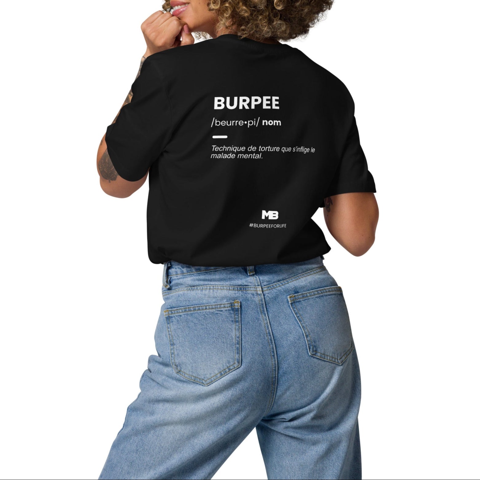 t shirt burpee technique de torture que sinflige le malade mental