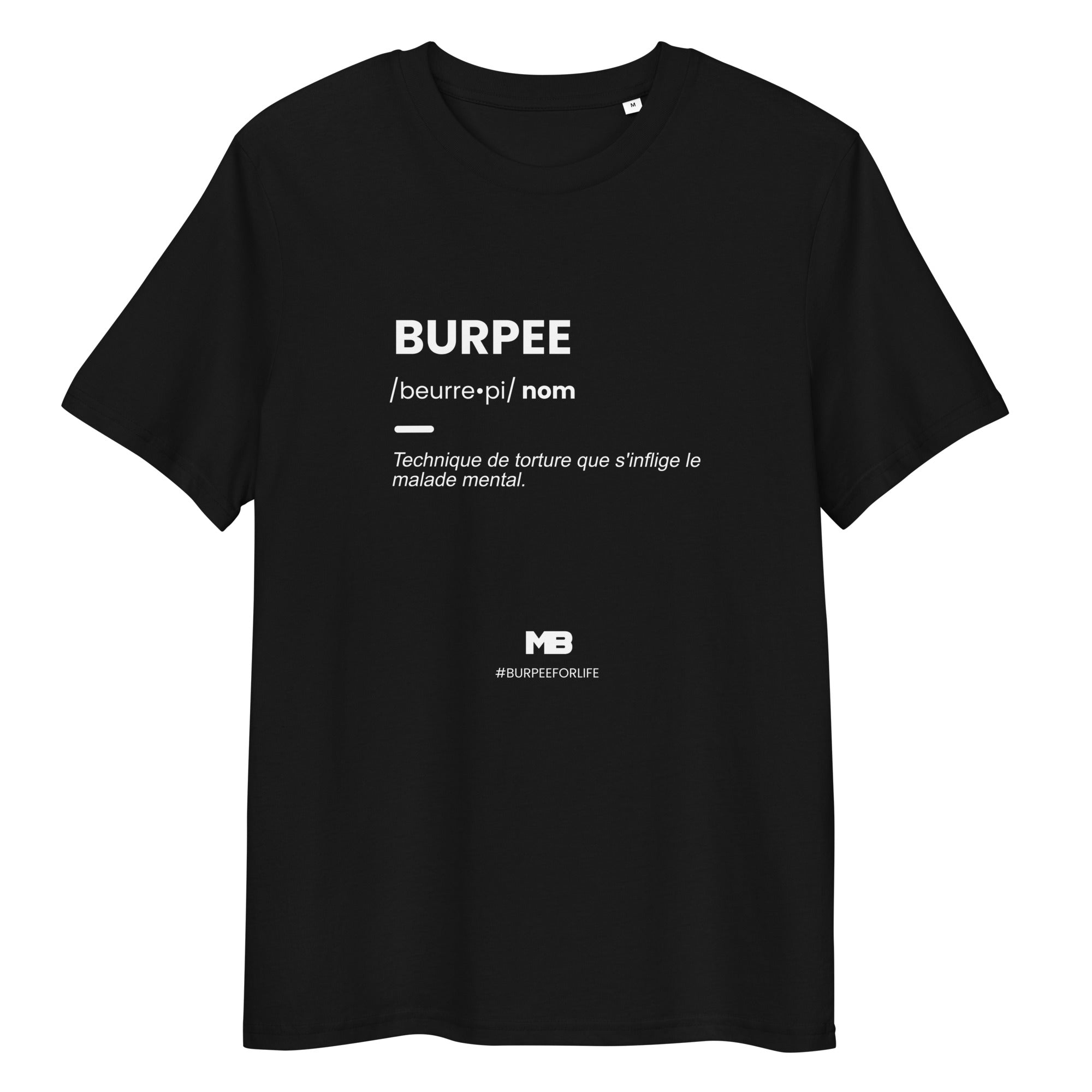 t shirt burpee technique de torture que sinflige le malade mental 