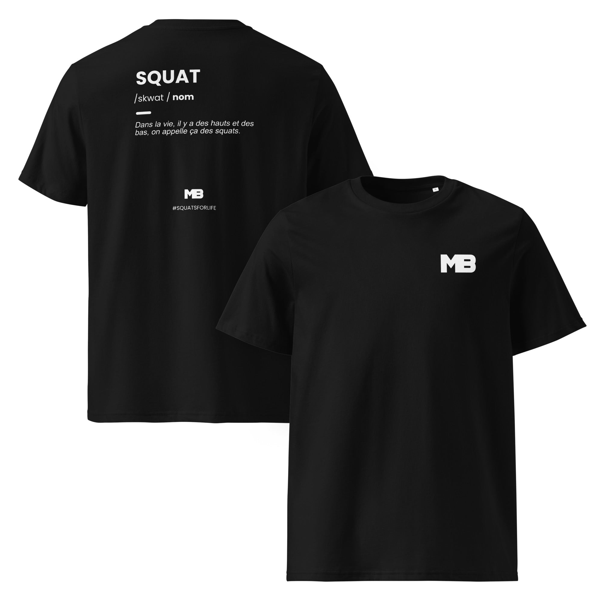t shirt squat noir