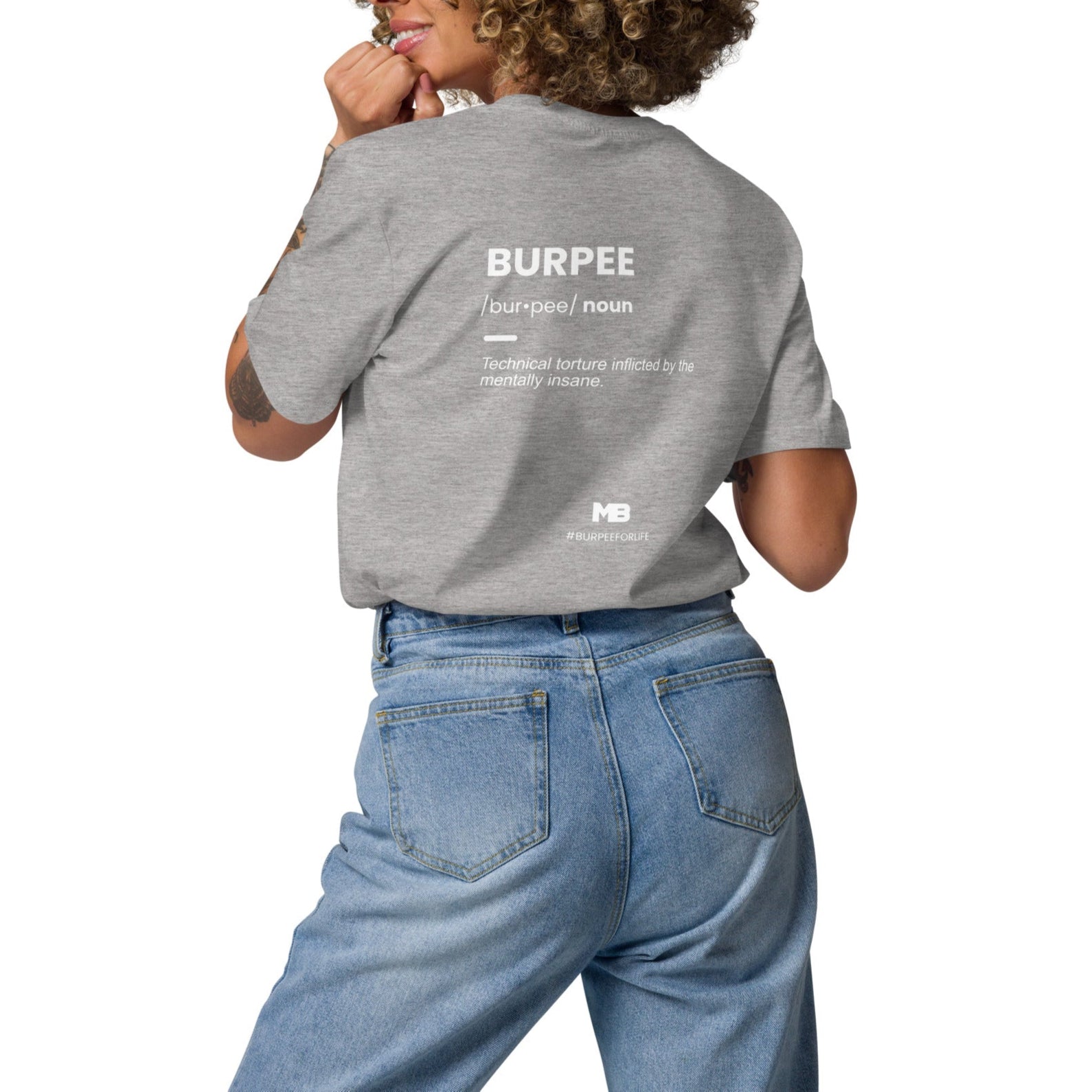 grey burpee tshirt