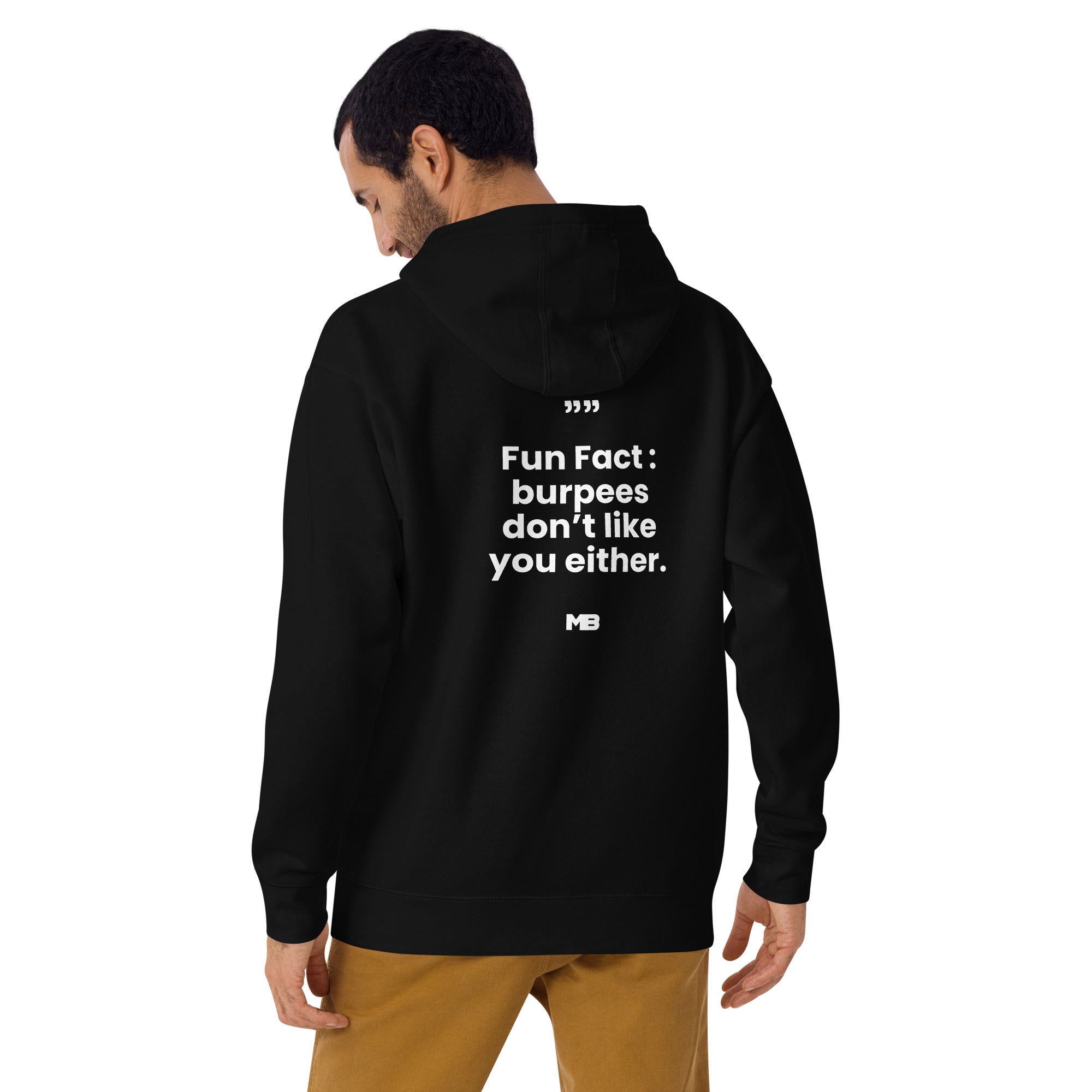 burpees dont like you either hoodie