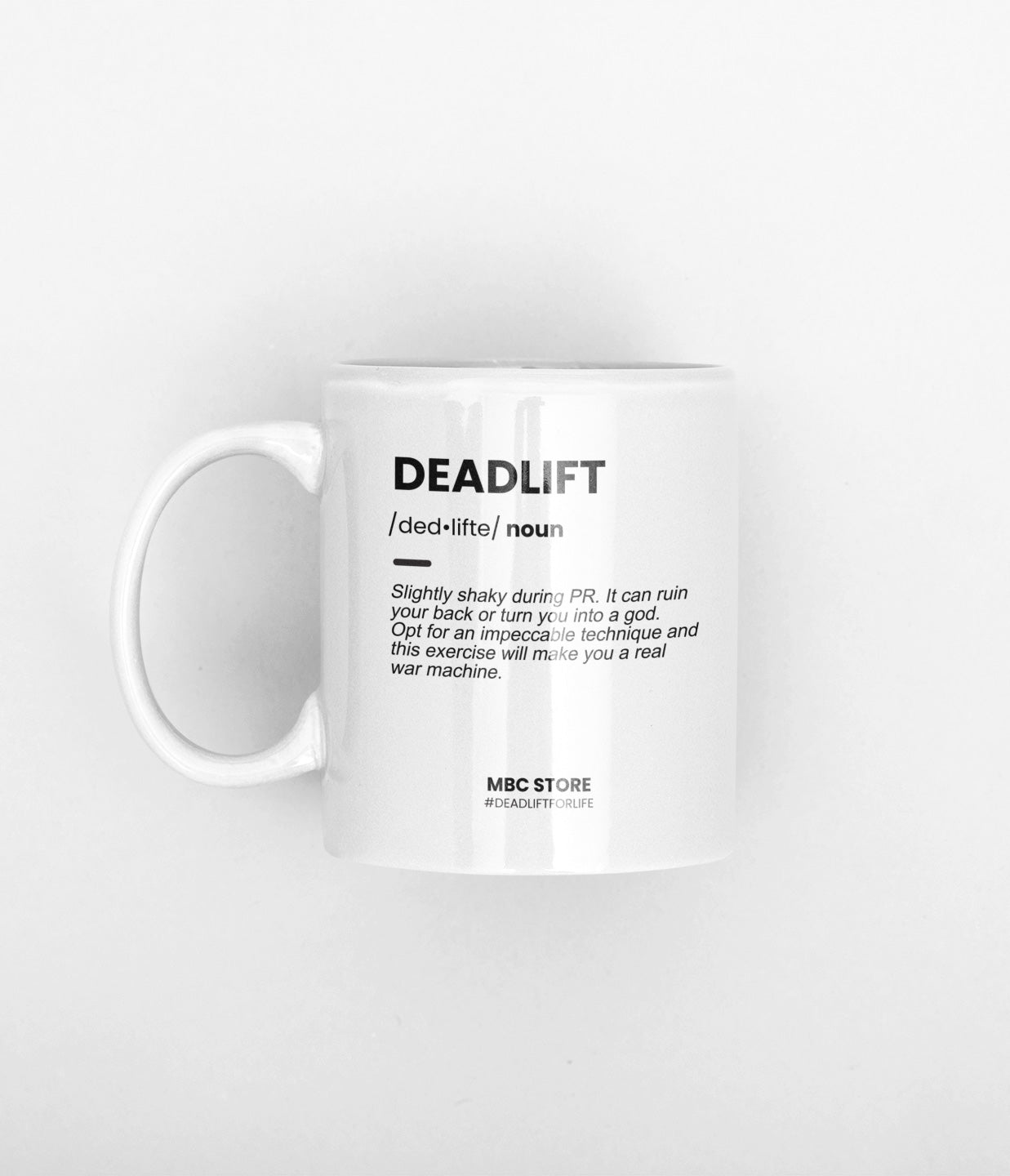 deadlift mug