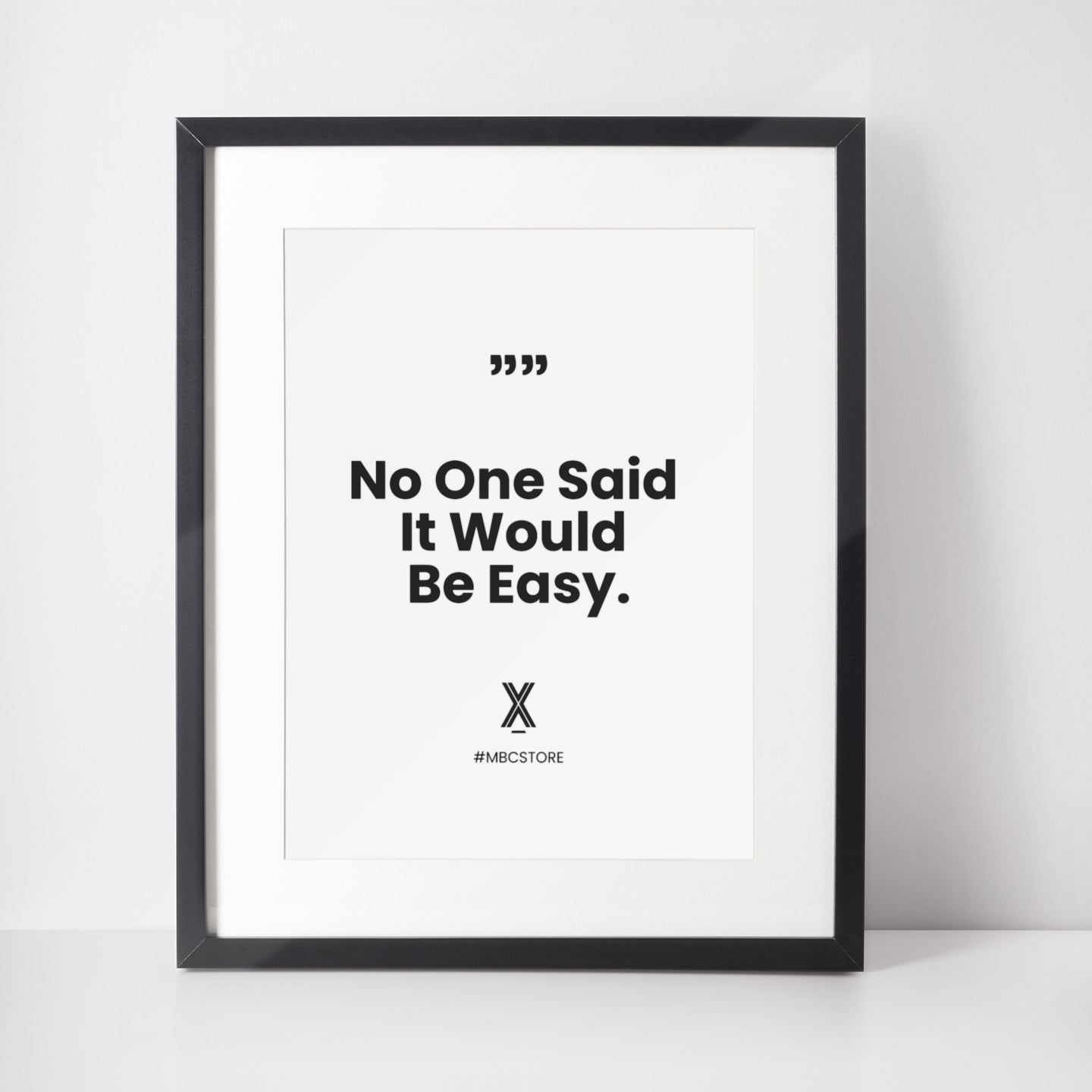 no one said it would be easy poster