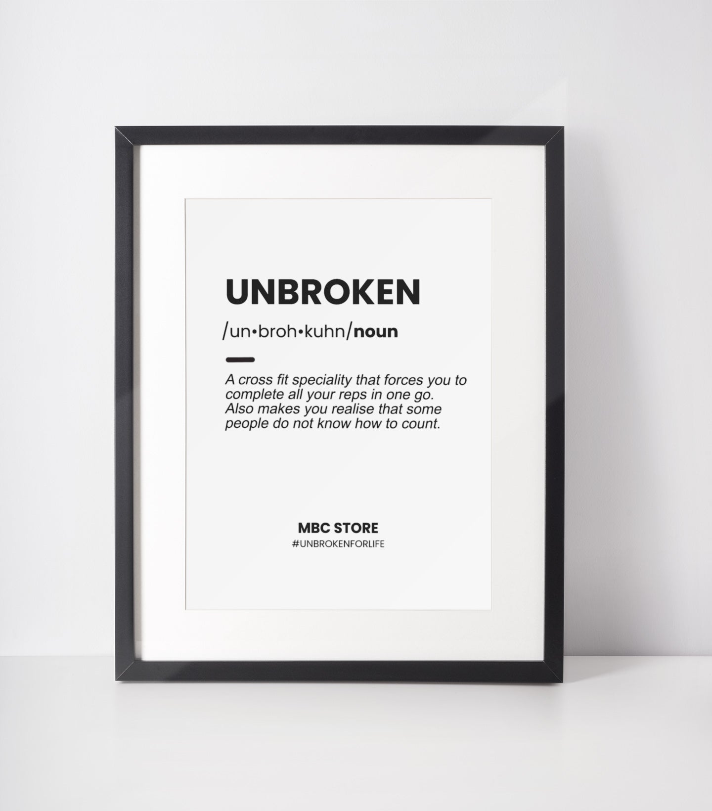 unbroken poster mbc store