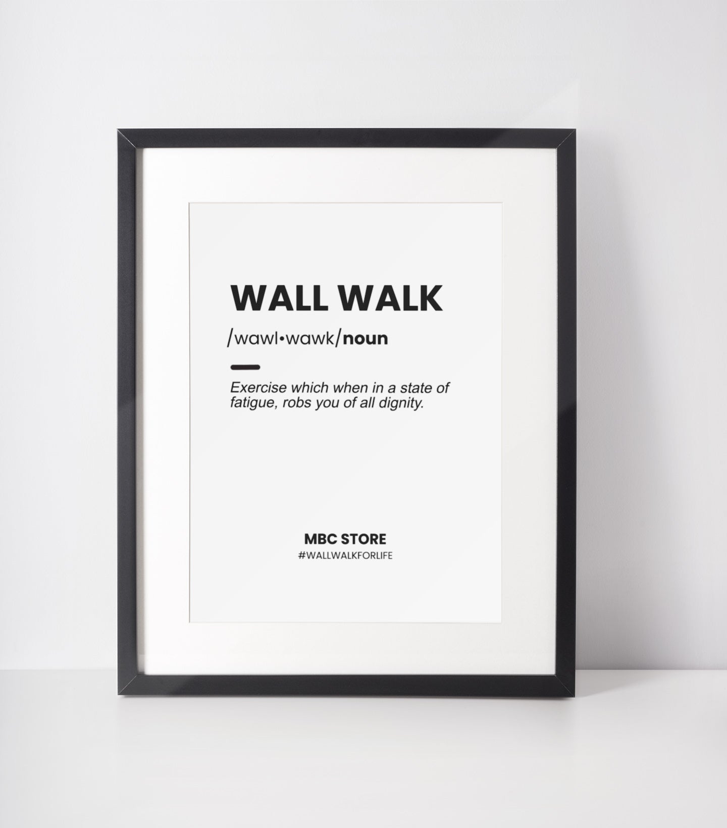 wall walk poster